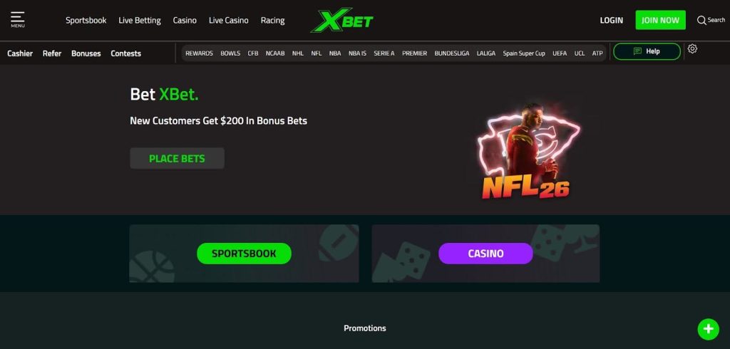 Xbet sportsbook logo – mobile-focused offshore betting platform with crypto deposits